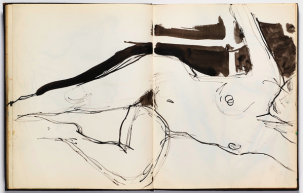 Diebenkorn sketchbook at Cantor